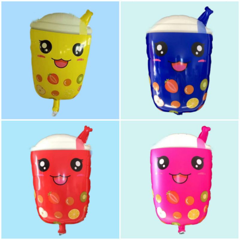 GROSIR 50 BIJI Balon Foil GAS BOBA termurah bisa dijual kembali Terlaris termurah Grosir Mainan Balo