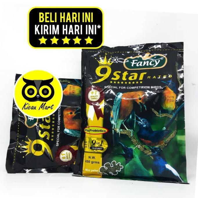 PAKAN MAKANAN BURUNG MURAI VOER PUR FANCY 9 STAR SEAWEED RUMPUT LAUT
