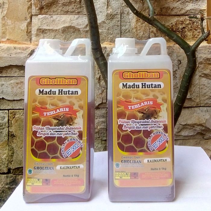 

MADU HUTAN KALIMANTAN 1Kg / 1 KG GHOLIBAN ( BOTOL EMBOSS)/MADU MURNI madu anti virus - biidnillaah MADU HUTAN gholiban 1 KG