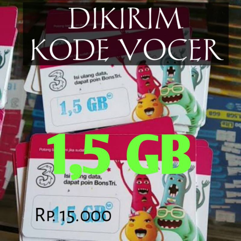 kuota data three 1,5GB