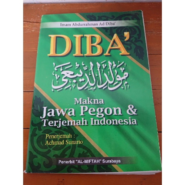 Maulid Diba Jawa Pegon Indonesia