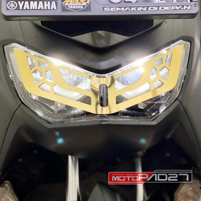 Motopad27 garnish lampu yamaha nmax connected 2020 2021 2022