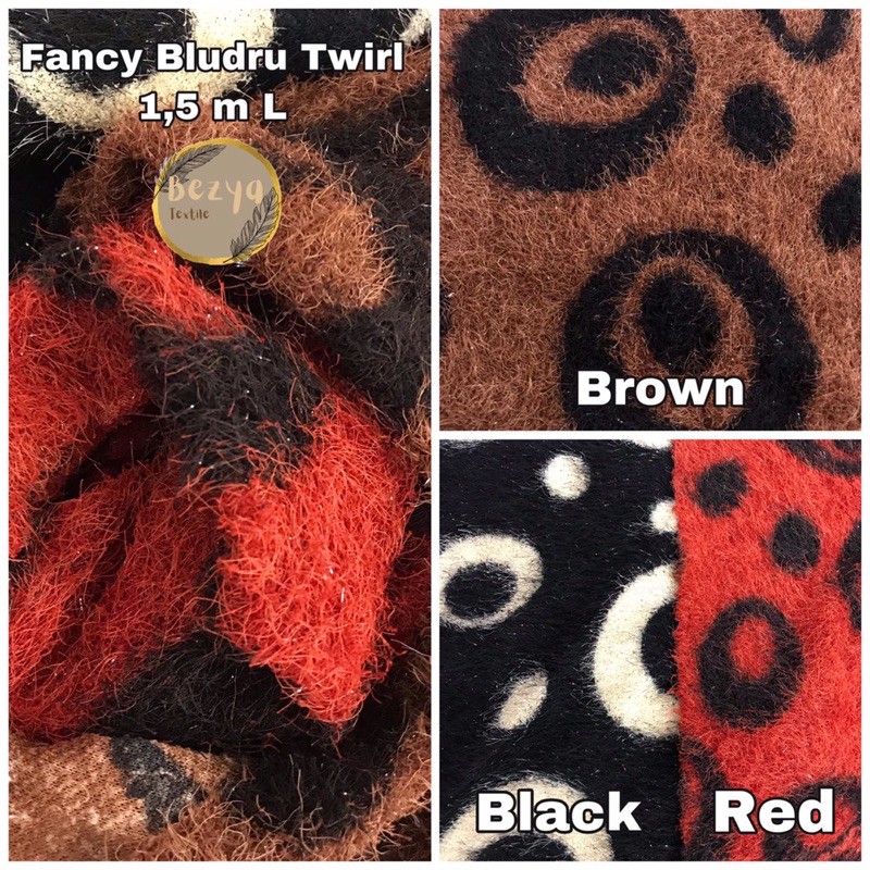 Kain Fancy Bludru Twirl / Kain Fancy Bludru / Kain Bludru