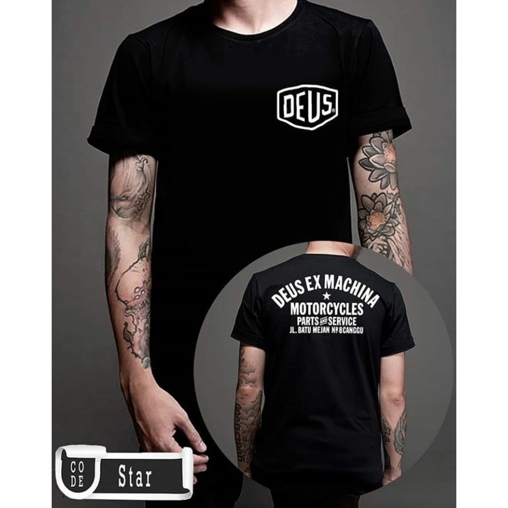 Kaos Deus Ex Machina Pria Wanita Hitam Putih Ori Original 100% Baju Atasan Kekinian Terbaru 2020