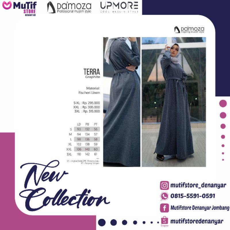GAMIS TERRA GRAPHITE || MUTIF || DAMOZA || UPMORE