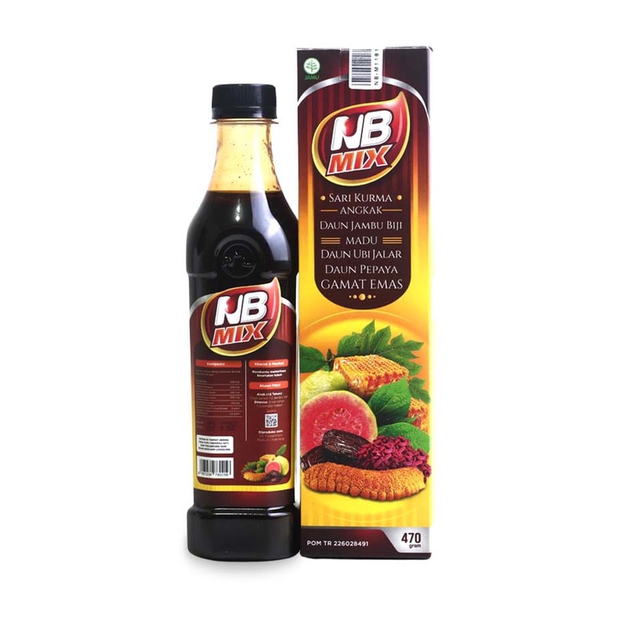 

DB MIX Ratu Lebah Sari Kurma Madu Angkak 470 gr ORIGINAL / NB MIX Sari Kurma Angkak Plus Gamat Emas