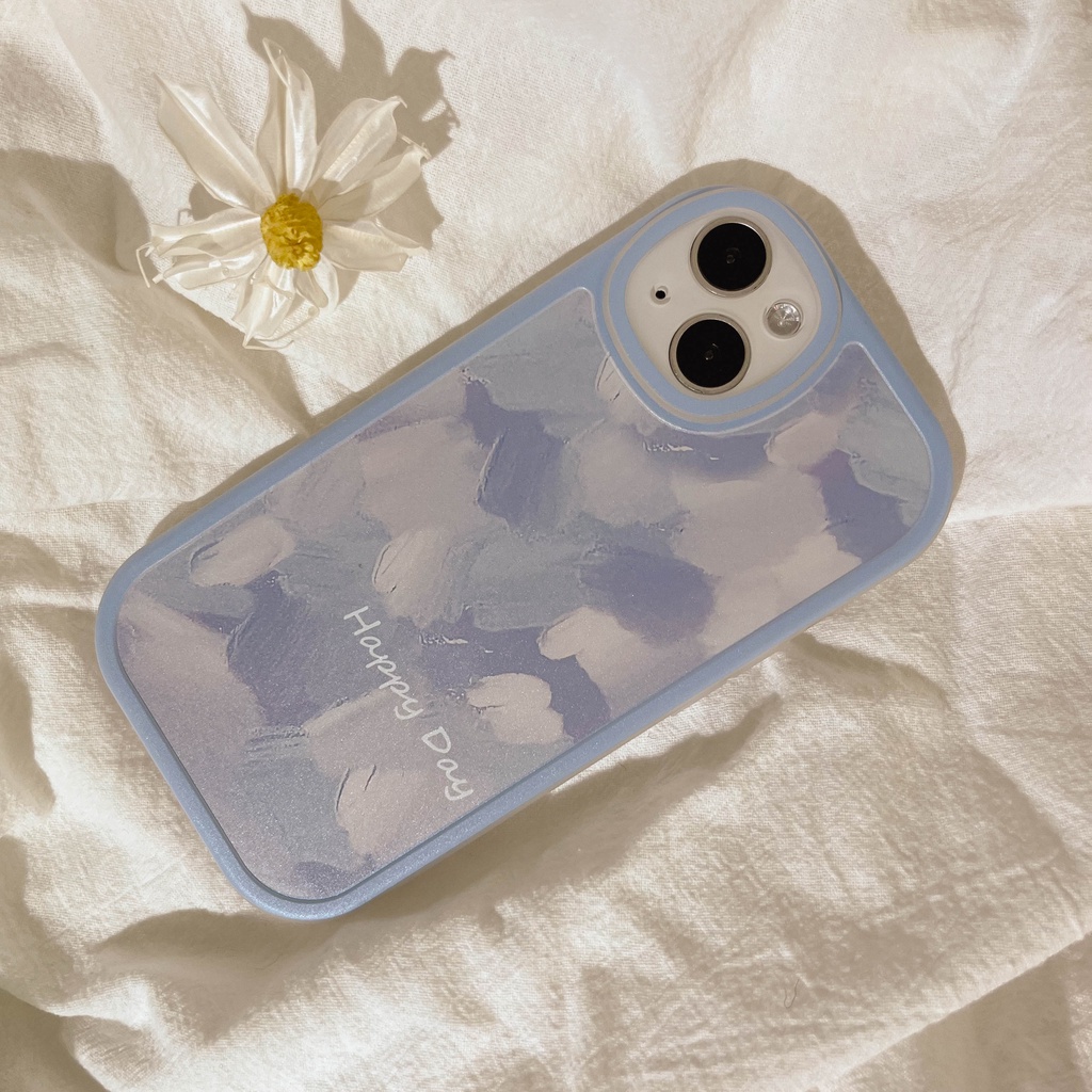 Soft Case TPU Motif Lukisan Cat Minyak Untuk iPhone 11 13pro 13prm 12 7Plus xs 8Plus XR 7 8 XR 11pro xs Max 12Pro Max