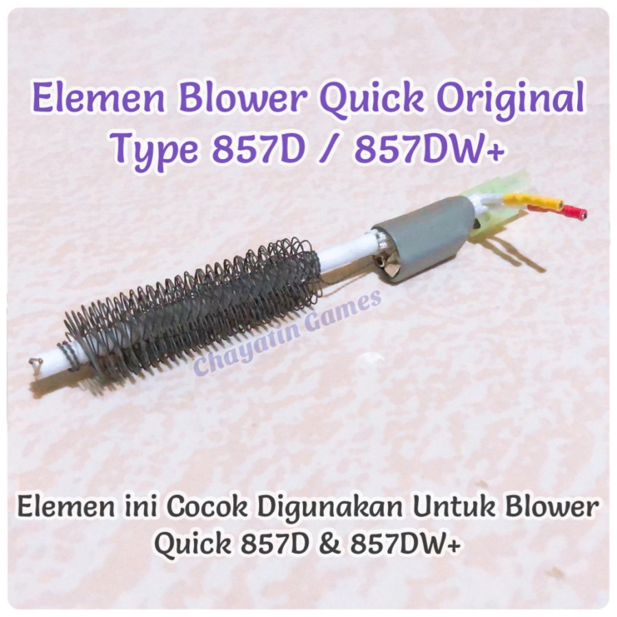 Elemen Blower Original QUICK Type 857D 857DW+ &amp; Blower Digital Lainnya