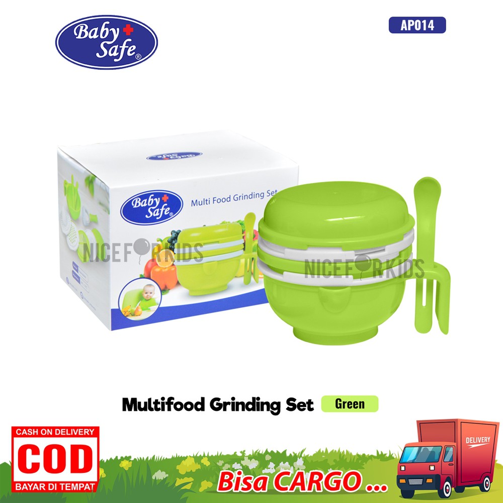 Baby Safe Multi Food Grinding Set AP014 / Set Penghalus Makanan Bayi