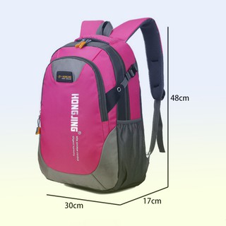 Tas Ransel Anti Air Bahan Nilon Aneka Warna untuk Unisex