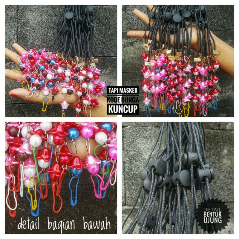 Strap Masker - Kalung Masker - Tali Masker Mutiara