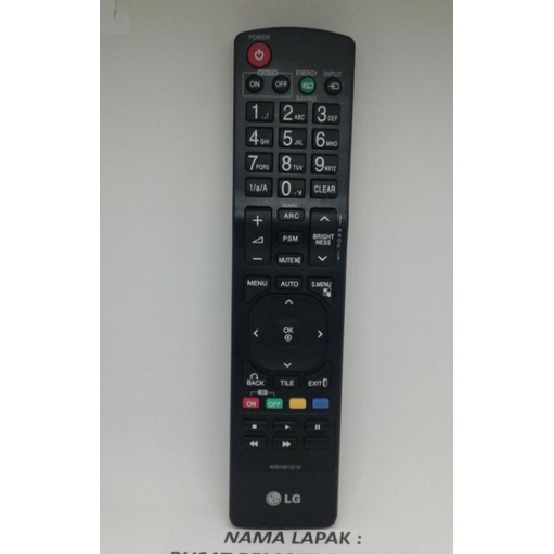 REMOTE REMOT TV LG MONITOR AKB72915219 ORIGINAL ASLI