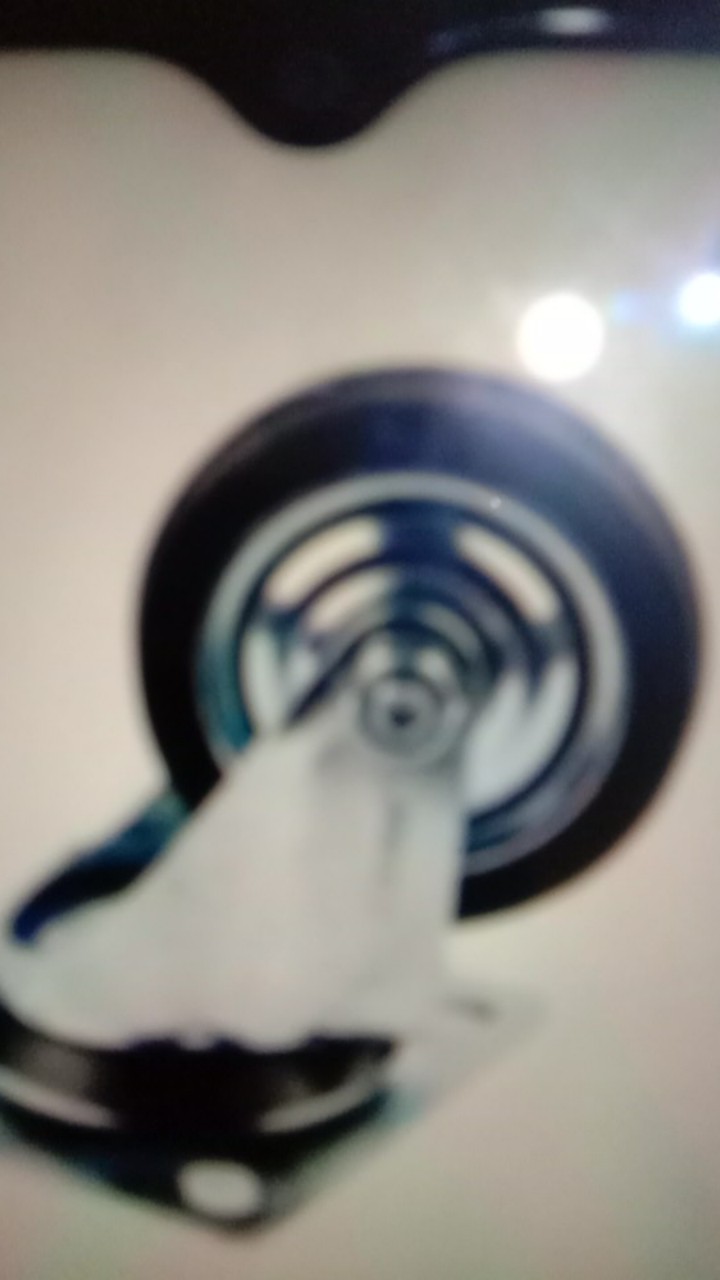 Roda Caster Kaster Etalase Troli Karet 3 Hidup