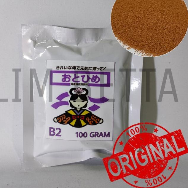 ☪ OTOHIME B2 UKURAN 100 GRAM / PELET OTOHIME B2 100 GRAM / MAKANAN IKAN ⅎ