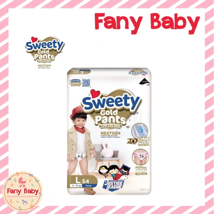 SWEETY GOLD PANTS L54