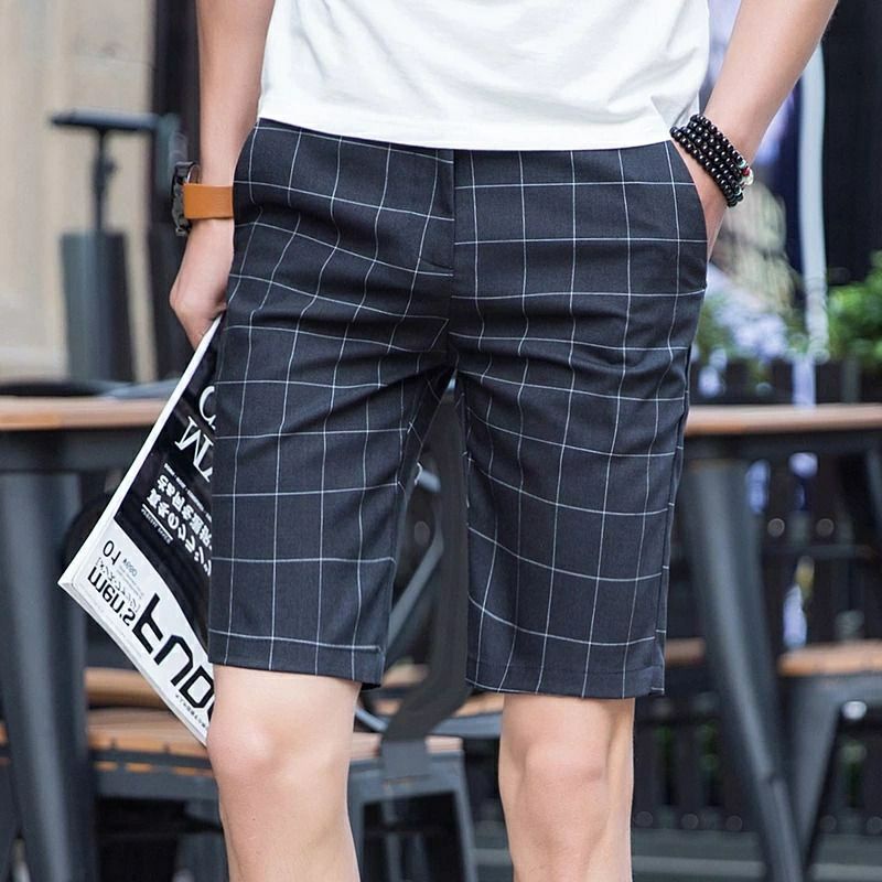 Celana Pendek Pria Dewasa Bahan Distro Motif Kotak Tartan Keren Celana Pendek Tartan Pria Motif Dist