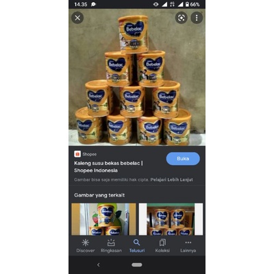 

kaleng susu bekas bebelac