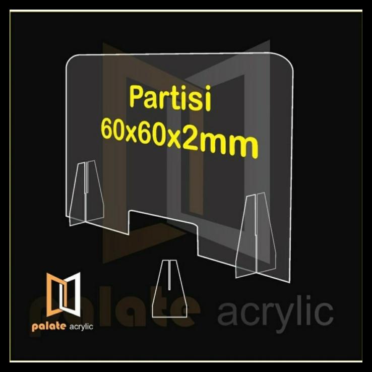 

Partisi / Sekat / Pembatas Akrilik Meja Kasir 2Mm