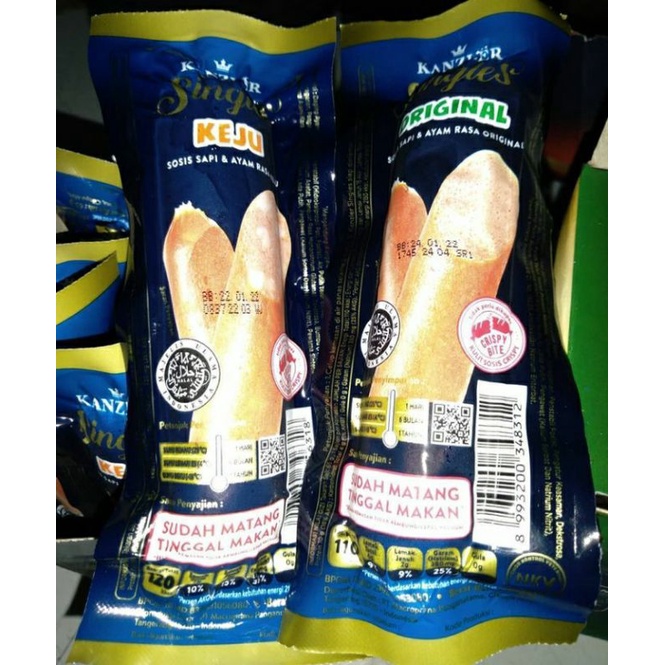 

kanzler sosis single dan kanzler bakso siap makan 65 gr