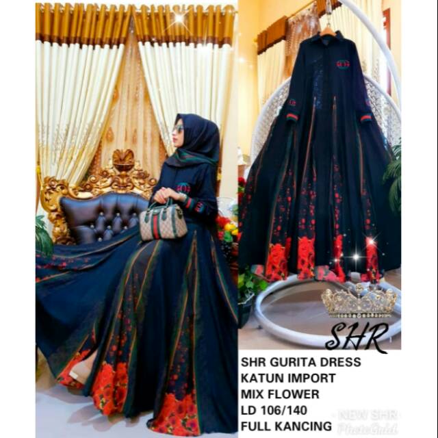 Gamis SHR Chanel Gurita Import