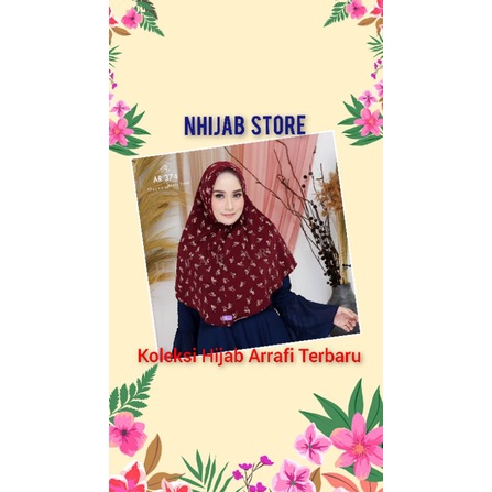 AR374 HIJAB INSTAN KERUDUNG BERGO KHIMAR ELZATTA