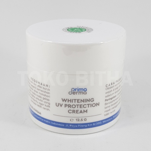WHITENING UV PROTECTION CREAM PRIMA DERMA CREAM SIANG PENCERAH KULIT WAJAH