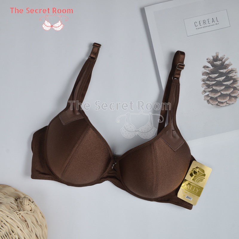 TALLY BRA BH 2031 I CUP B BESAR | BUSA TIPIS I ADA KAWAT | SIZE 34 - 38