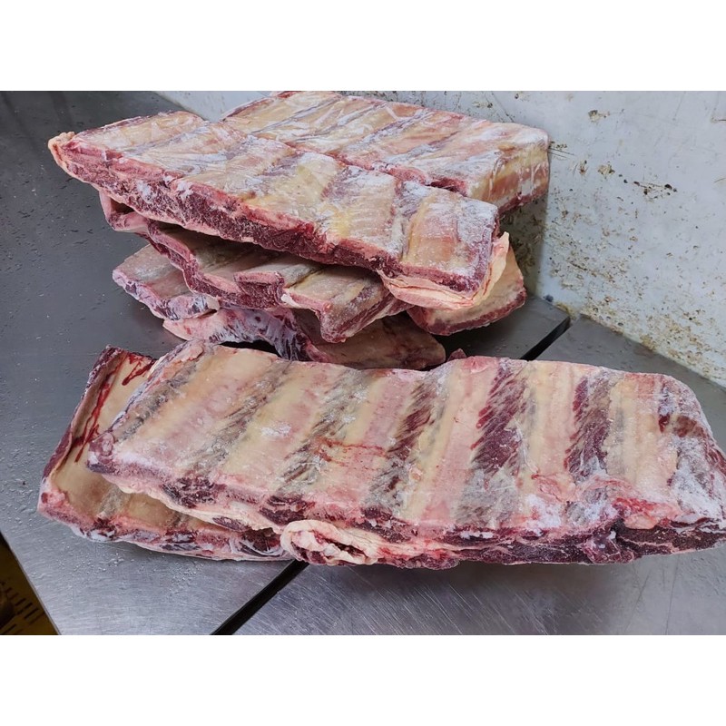 Brisket Bone Aus / Tulang Iga Sapi Import /  Backbone / Tulang Sapi Muda 1kg / 500gr