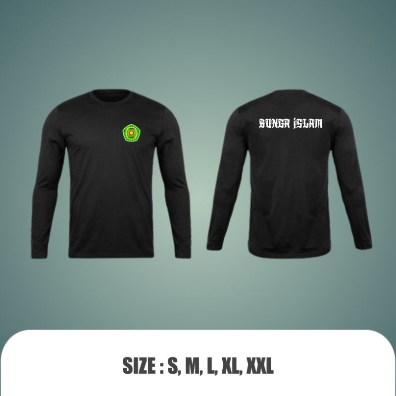 KAOS BUNGA ISLAM LENGAN PANJANG