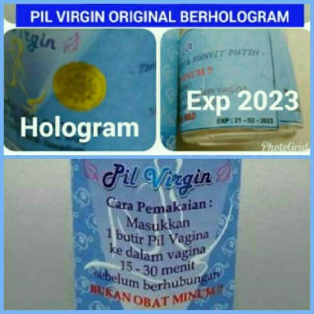 Pil Virgin Blue / pil virgin dus biru keset rapet