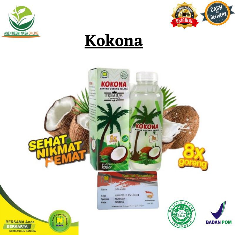 

KOKONA / MINYAK GORENG KELAPA MURNI