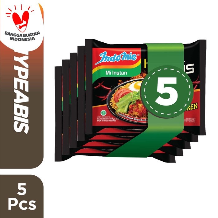 

Paket 5 Indomie HypeAbis Ayam Geprek