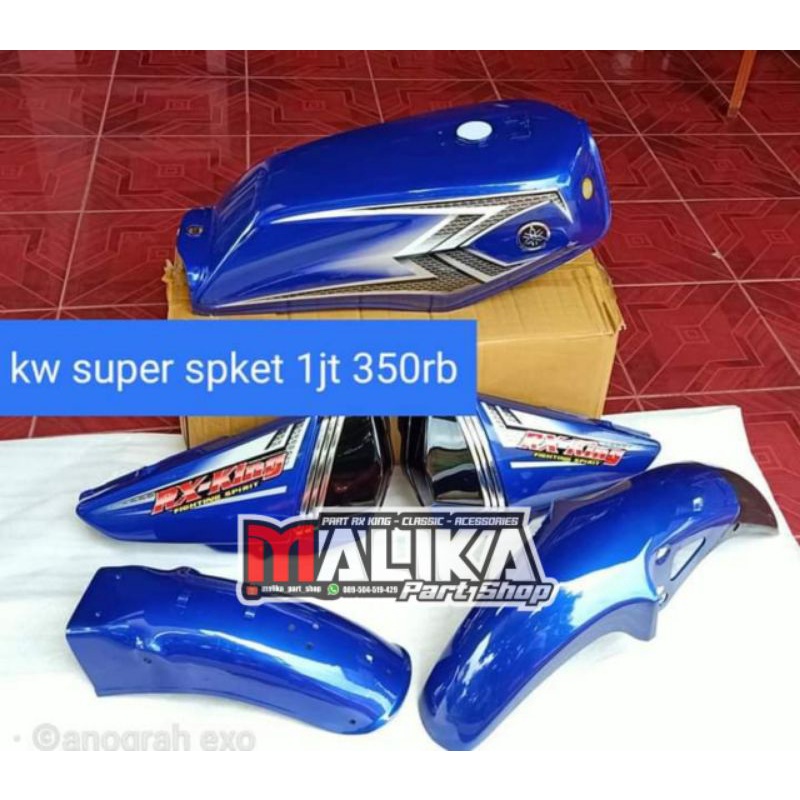 COVER BODY YAMAHA RX-KING 135 RX-KING SERIES BIRU 2004 FULLSET