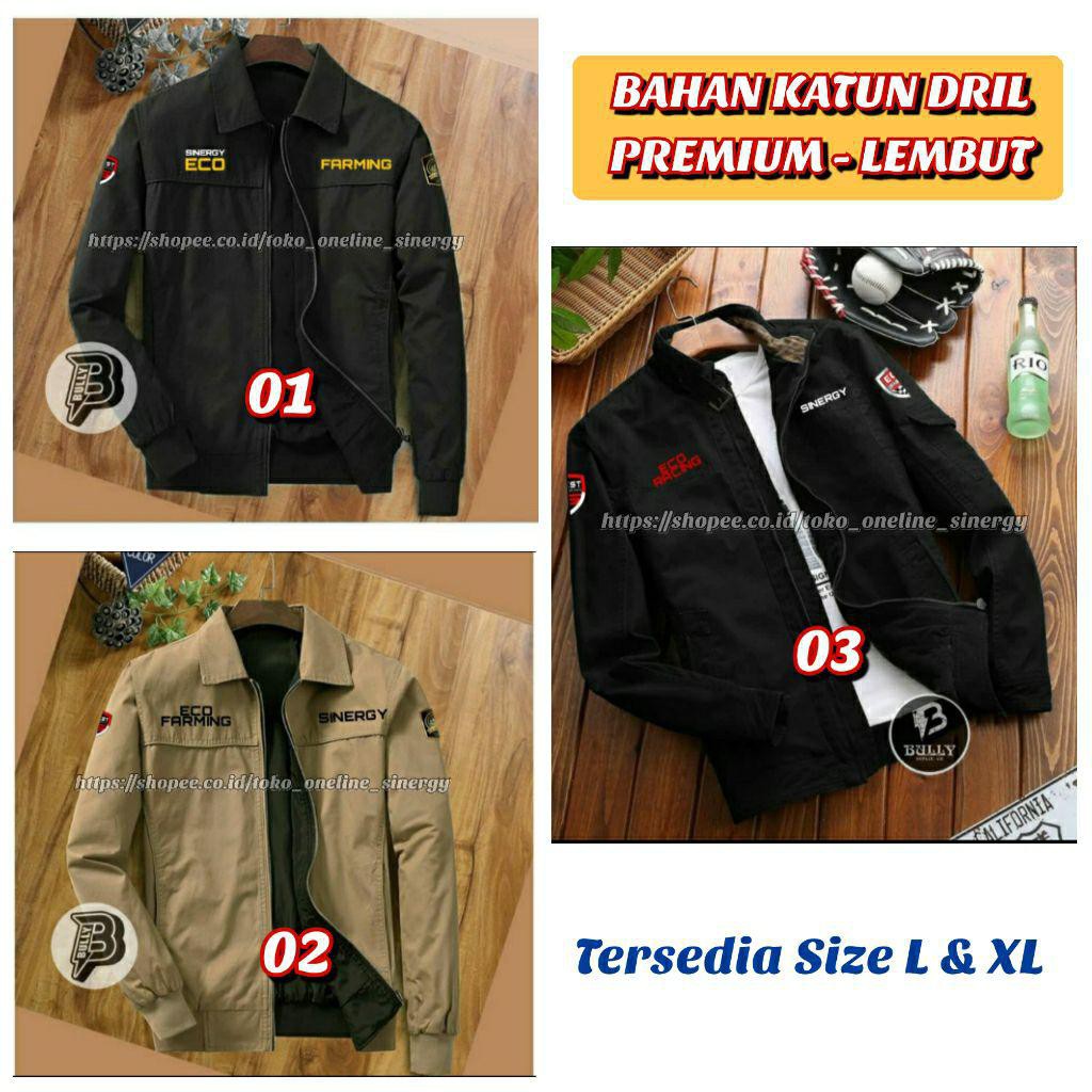 JAKET CASUAL ECO FARMING & ECO RACING/ JKT-GM01