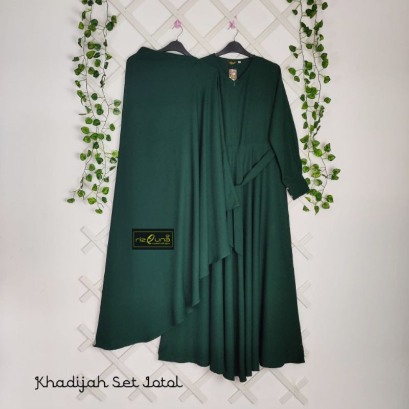GAMIS Set Khadijah ready M L XL XXL by Rizquna Gamis