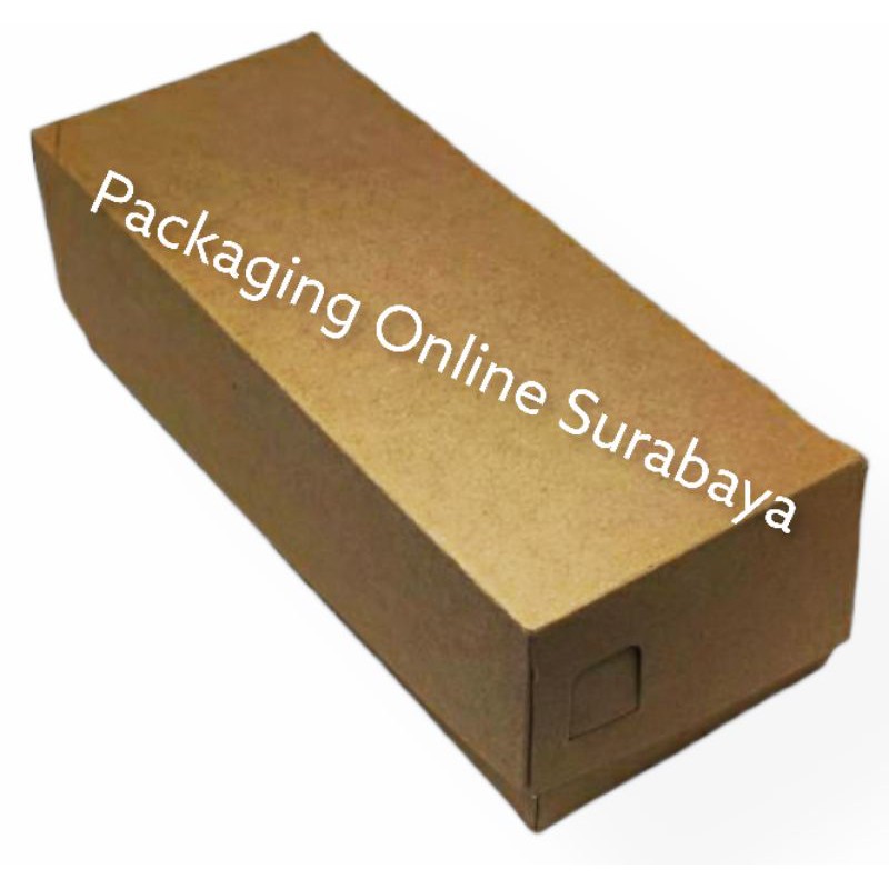 

Kraft 20 20 5 cm laminasi box kotak kemasan packing dus spiku tart kue jajan roti snack coklat