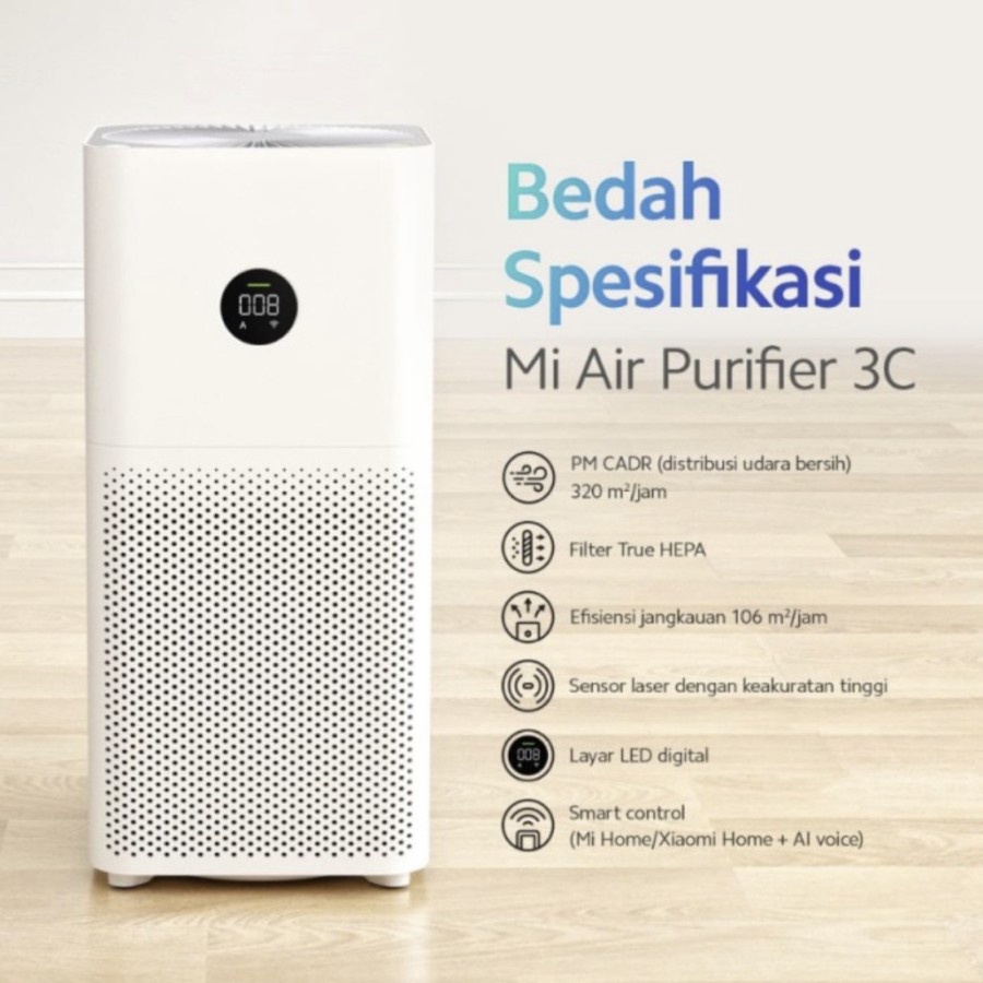 XIAOMI MI AIR PURIFIER 3C GARANSI RESMI TAM