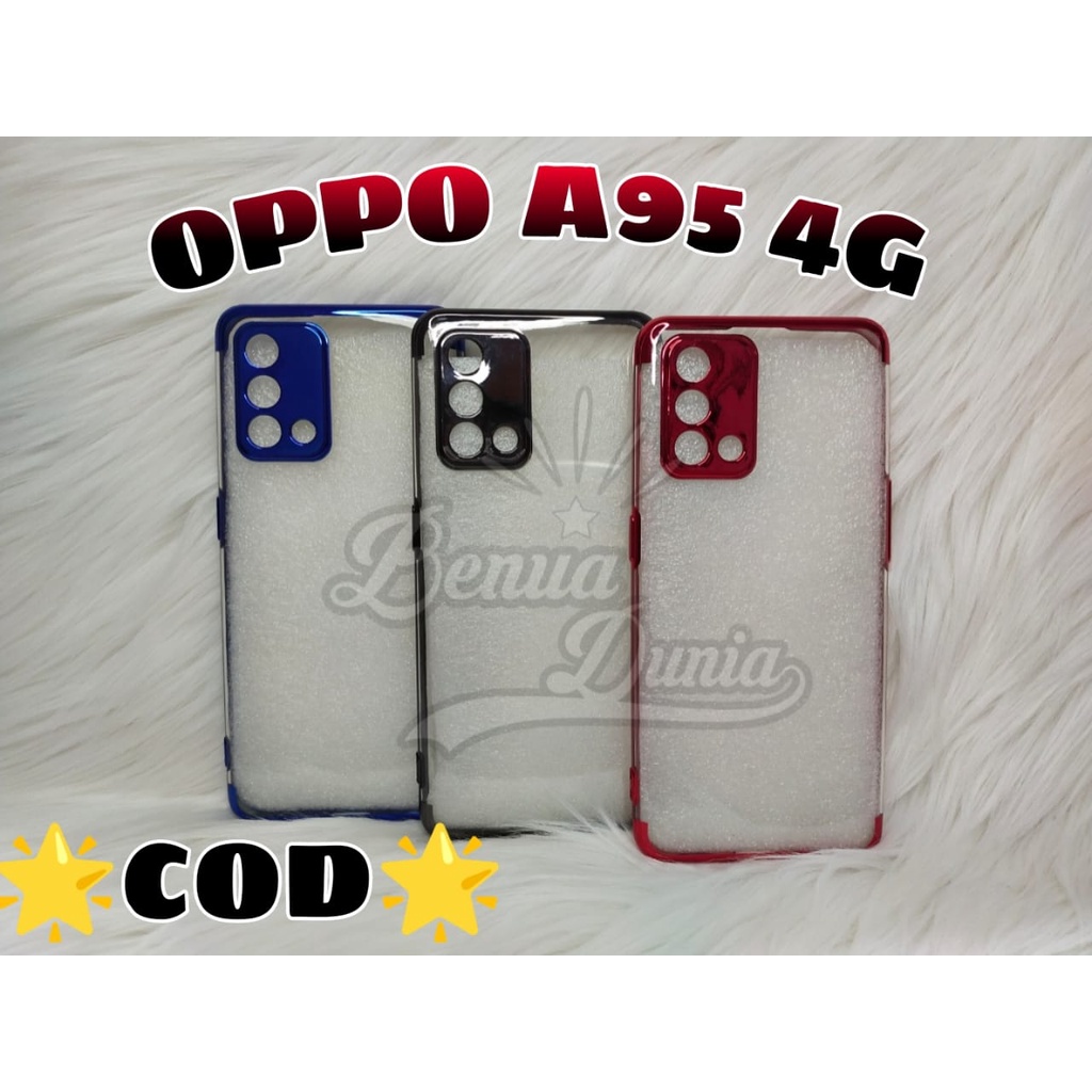 CASE OPPO A74 4G -OPPO A95 4G//SOFTCASE SHINING CHROME PREMIUM OPPO A74 4G -OPPO A95 4G -BD