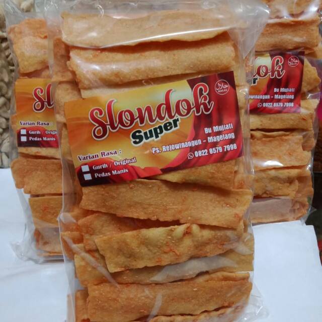 

Slondok Magelang pedas manis kwalitas super, 500gr (mentah)