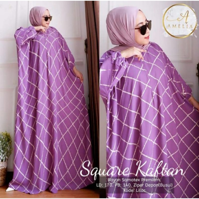 BISA COD/LOWO KAFTAN POLKA/BUSUI KANCING/JUMBO