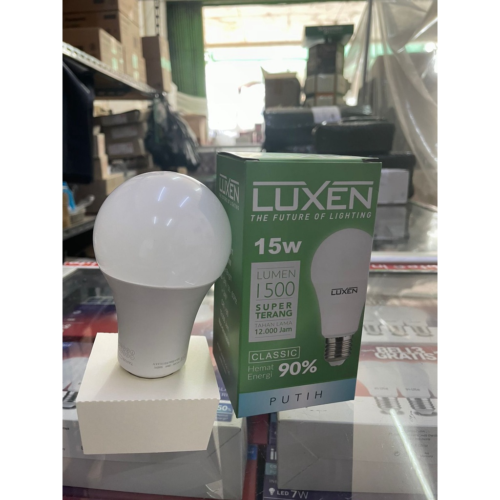 Luxen Lampu Led Bulb 15w Classic Lampu Bohlam 15 Watt 15Watt 15 W