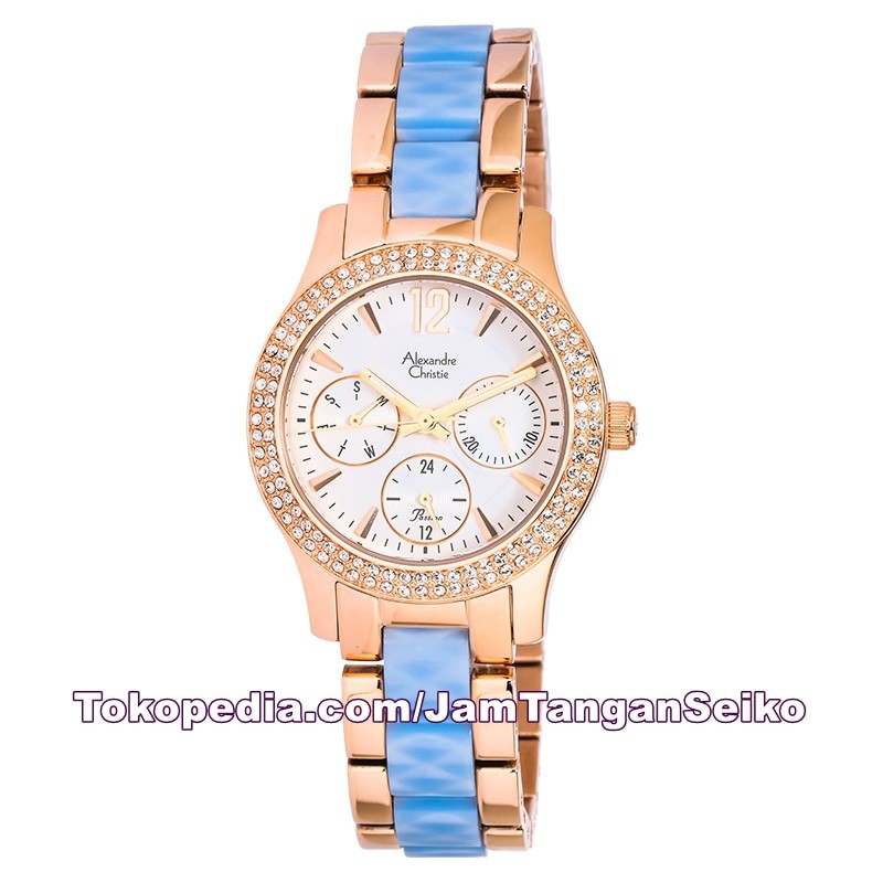 Jam Tangan Wanita Alexandre Christie AC 2608 BF BRGSLBU Stainless