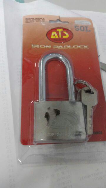 Padlock Gembok Pintu Pagar Rumah Toko 50 Mm Leher Panjang / Leher Pendek