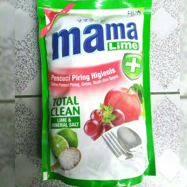 Mama Lemon Mama Lime Anti Bacteria Total Clean Lime 780 ml Refill