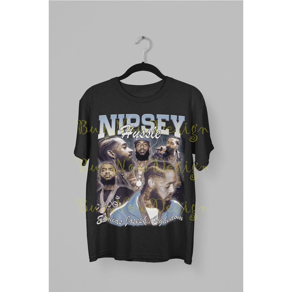 Kaos Nipsey Hussle Rapper Premium T Shirt Cotton Combed 24s