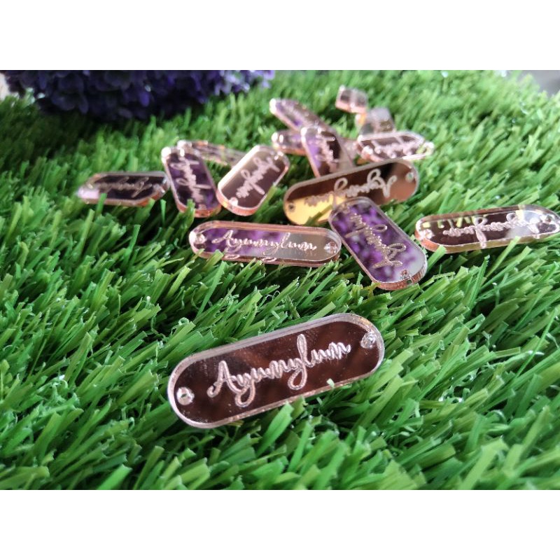 Label merk hijab akrilik
