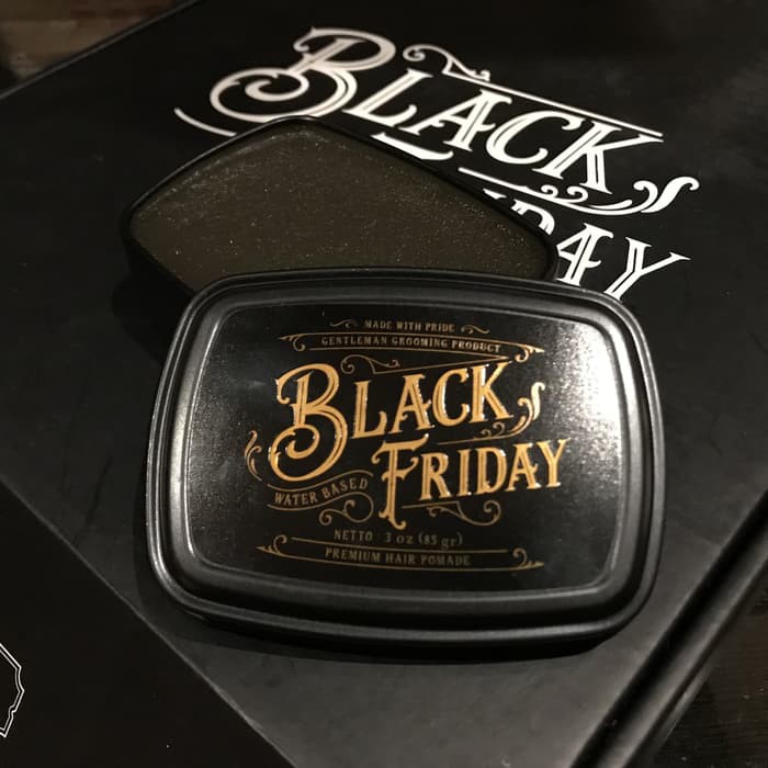 Pomade Black Friday Waterbased Pomade Premium Hair Pomade 85 Gram