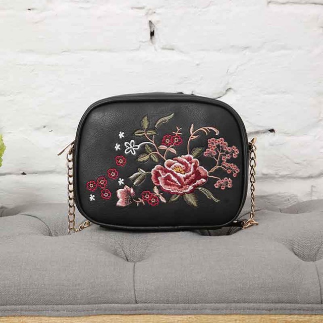 Tas selempang flower Roll Man Zara original Murah