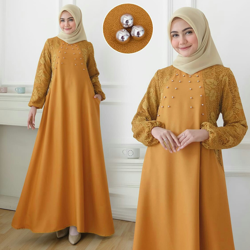 HOPYLOVY - Gamis Maxi Dress Casual Ayyu