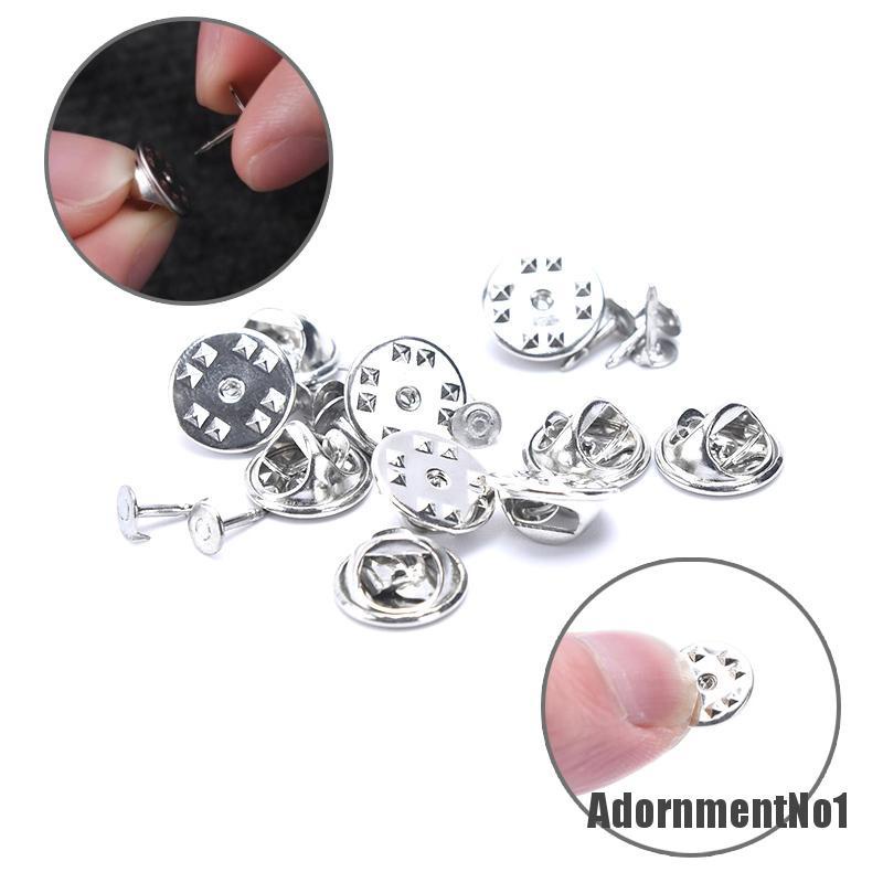 (Adornmentno1) 10 Set Bros Pin Kupu-Kupu Aksesoris Pakaian Diy